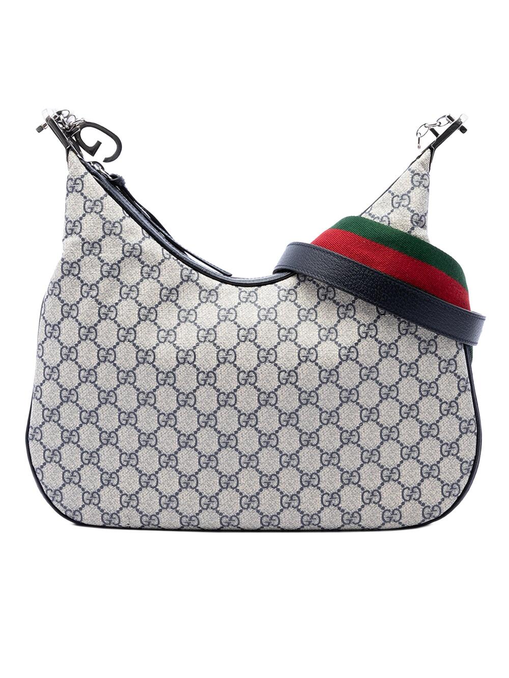 Gucci Attache Shoulder Bag Gg Coated #376291G16B
